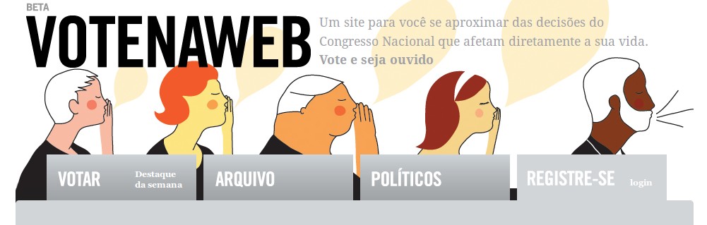 Vote na Web - Header